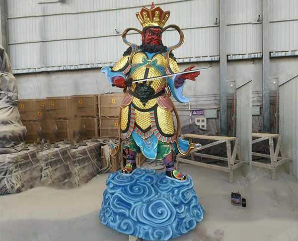 四大天王銅佛像雕塑——增長天王
