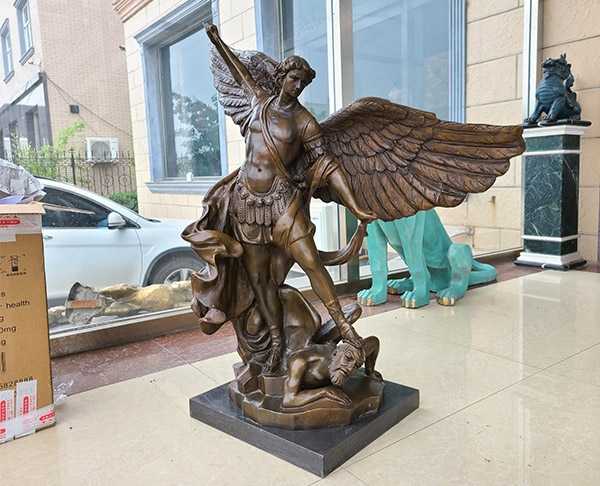 工廠現貨歐式銅天使人物雕塑擺件