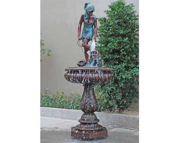 銅噴泉雕塑