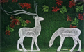 不銹鋼鏤空編織動物園林景觀雕塑