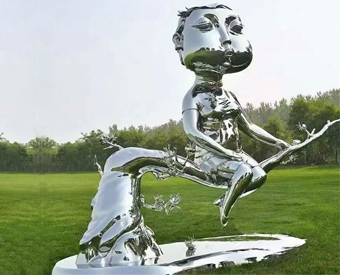 不銹鋼金屬人物雕塑