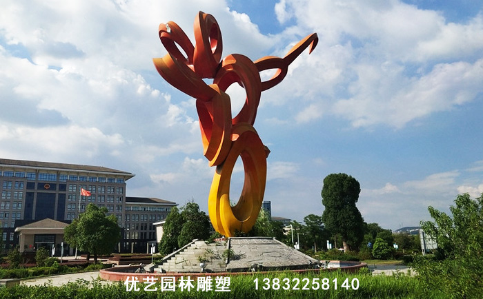 大型廣場不銹鋼城市文化雕塑
